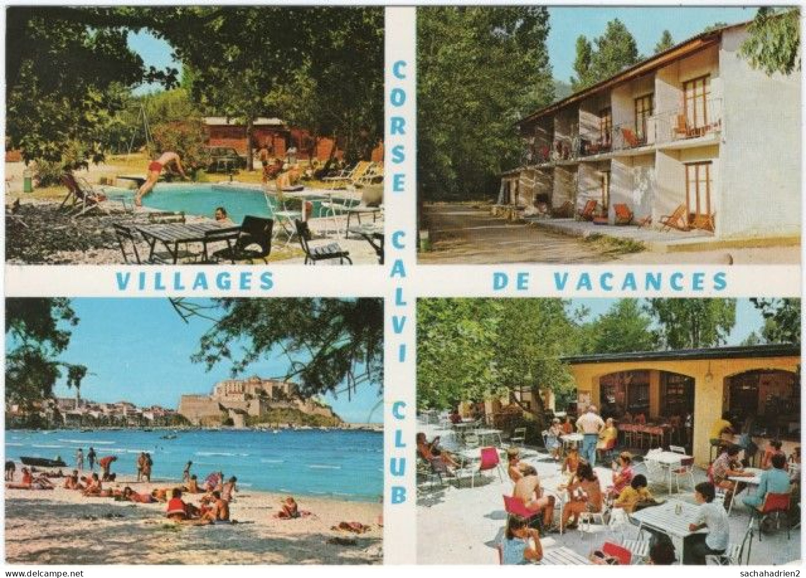 2B. Gf. CALVI. Villages De Vacances 'Corse Calvi Club'. 4 Vues - Calvi