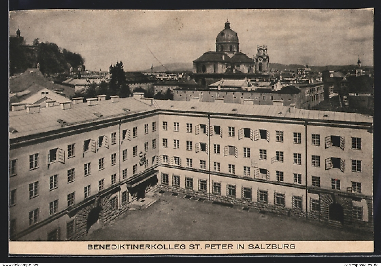 AK Salzburg, Blick Auf Das Benediktinerkolleg St. Peter  - Other & Unclassified