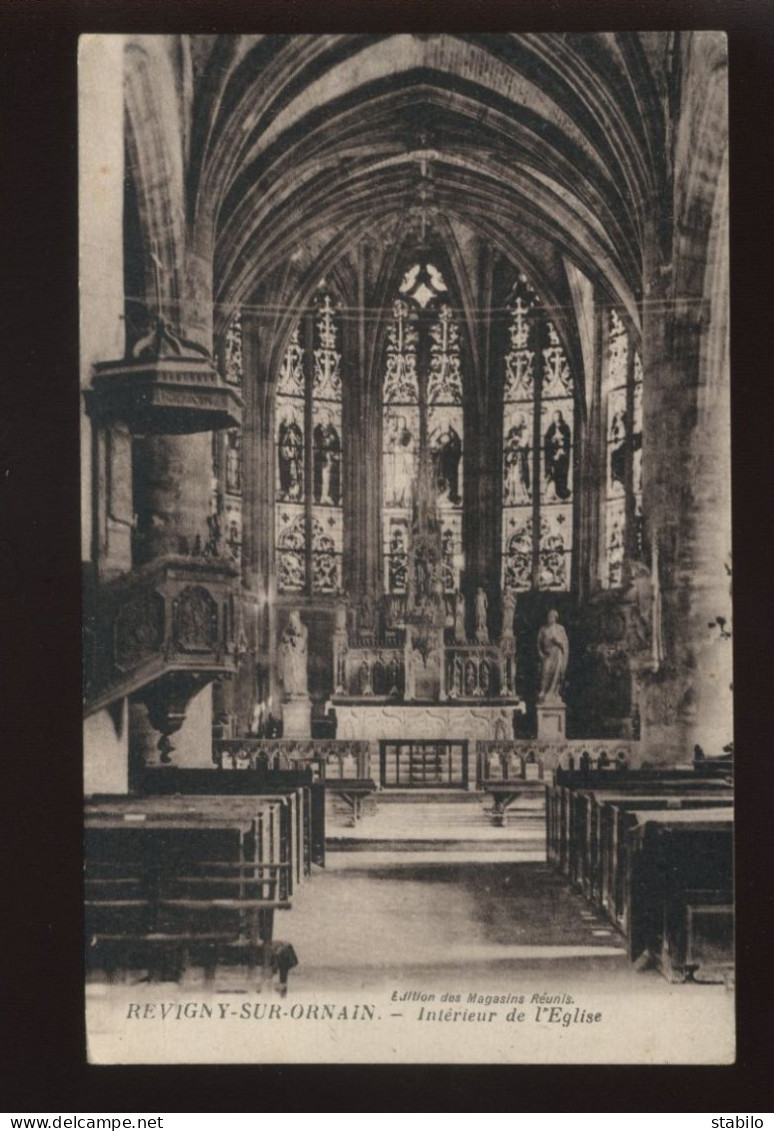 55 - REVIGNY-SUR-ORNAIN - INTERIEUR DE L'EGLISE - EDITION DES MAGASINS REUNIS - Revigny Sur Ornain