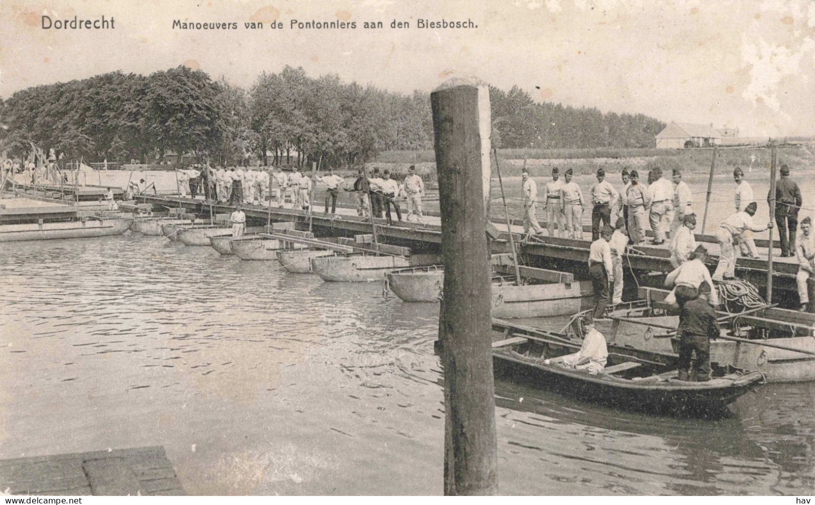 Dordrecht Pontonniers Manoeuvers Aan Den Biesbosch 3547 - Dordrecht
