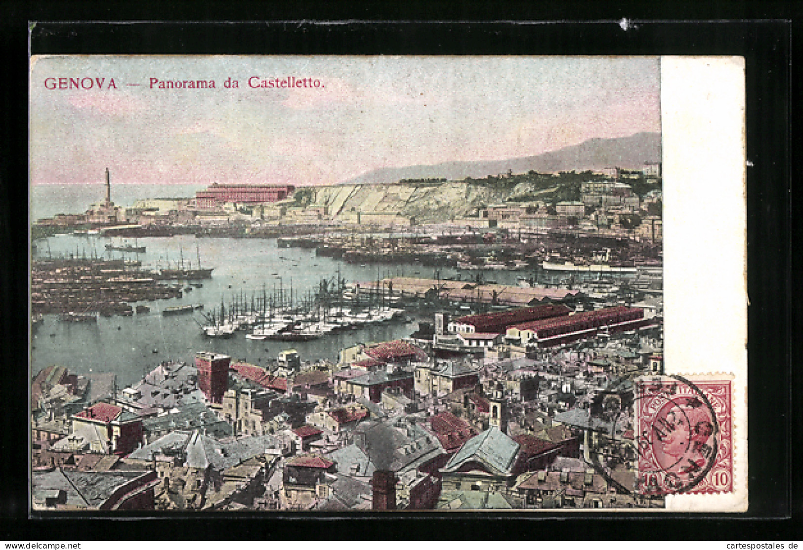 AK Genova, Panorama Da Castelletto  - Andere & Zonder Classificatie