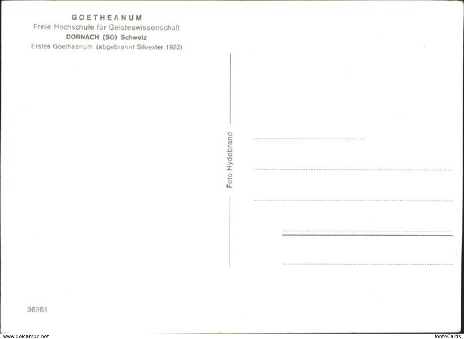 11061212 Dornach_SO Goethenaum - Other & Unclassified