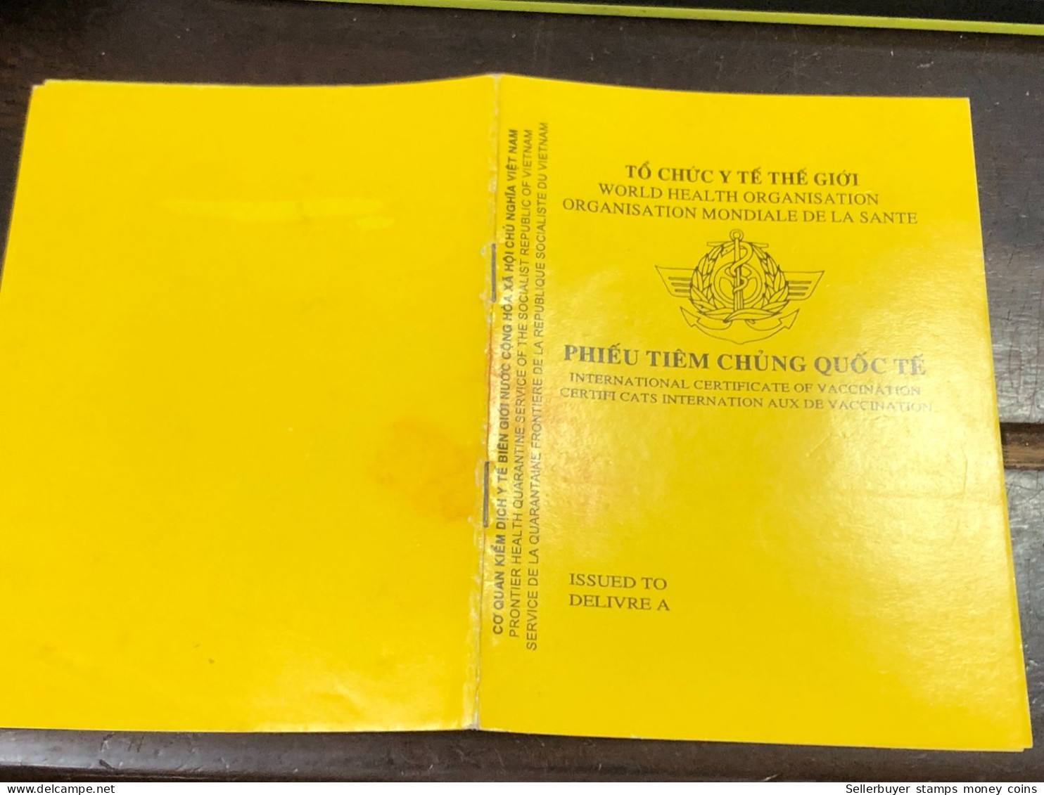 Viet Nam PAPER Blood Donation Book Before 1961  QUALITY: GOOD 1-PCS - Collections