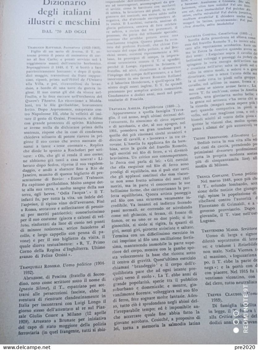 IL BORGHESE 1954 ORGOSOLO GAETA PESCINA AVERSA - Other & Unclassified