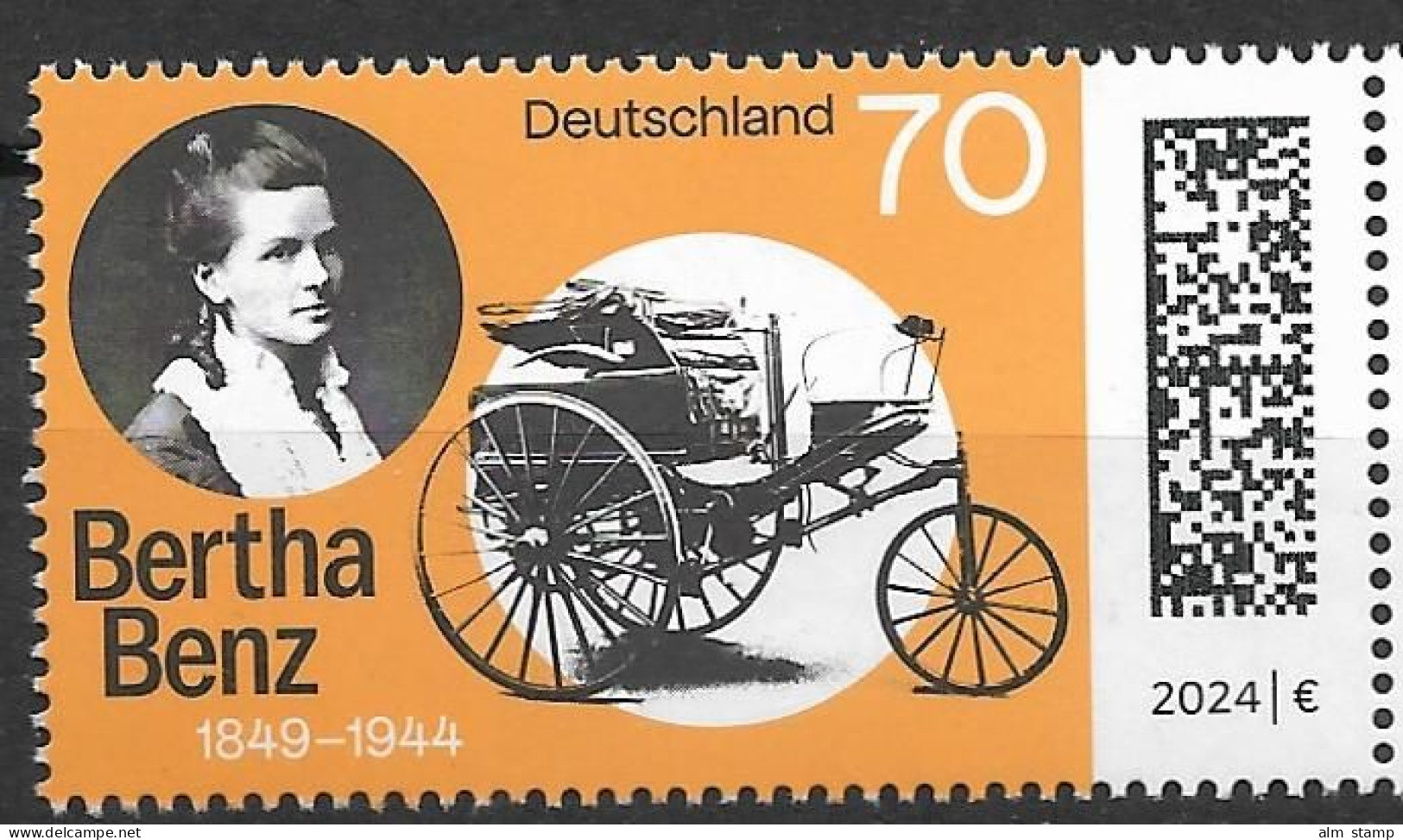 2024  Deutschland Germany Mi. 3829 **MNH 175. Geburtstag Von Bertha Benz. - Neufs