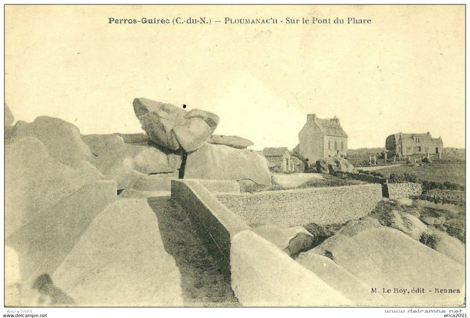 Ploumanac'h. Sur Le Pont Du Phare à Ploumanac'h. - Ploumanac'h