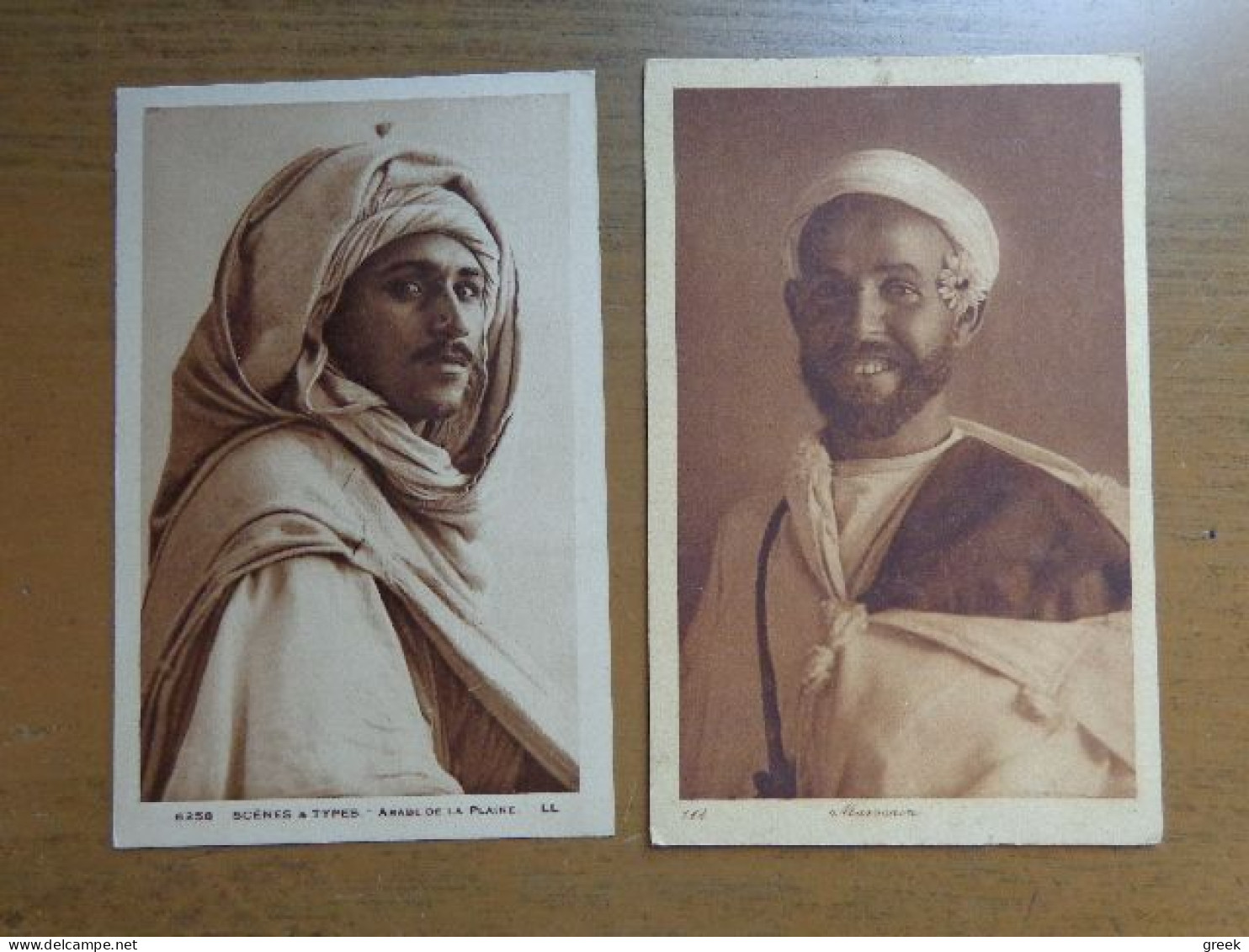 18 kaarten - Scènes et Types Arabe (zie foto's)