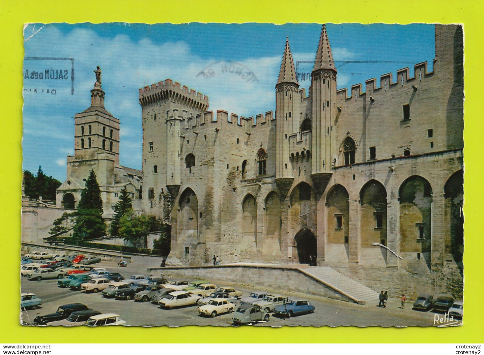 84 AVIGNON N°84 112 Palais Des Papes En 1966 Citroën Traction DS 2CV Ami 6 Peugeot 404 203 Ford Taunus Simca Aronde P60 - Avignon (Palais & Pont)