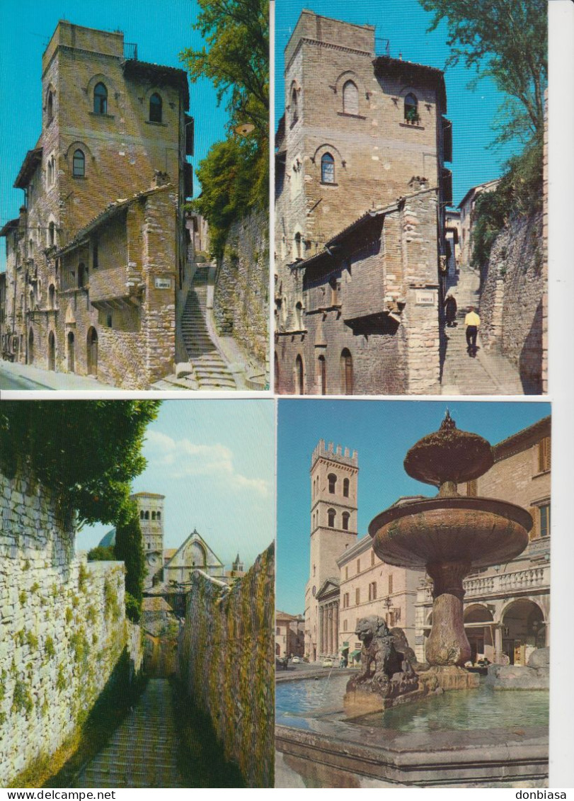 Assisi (Perugia): Lotto 78 Cartoline Dagli Anni '60 In Poi (un Paio Mignon) - Perugia