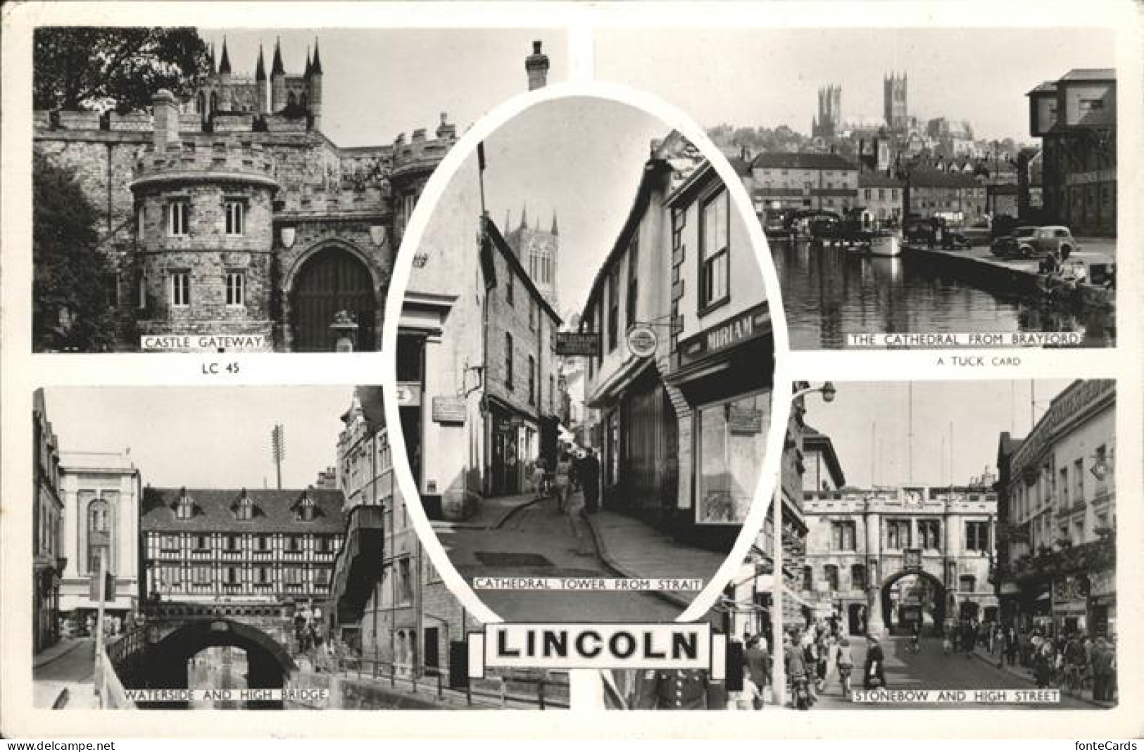 11059452 Lincoln Cathedral Castle Lincoln - Andere & Zonder Classificatie