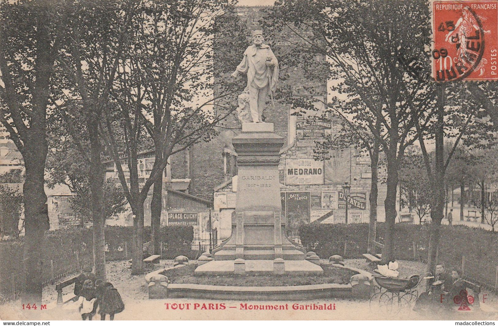 Série "Tout Paris "  144 - Monument Garibaldi (75015 - Paris) - Lots, Séries, Collections