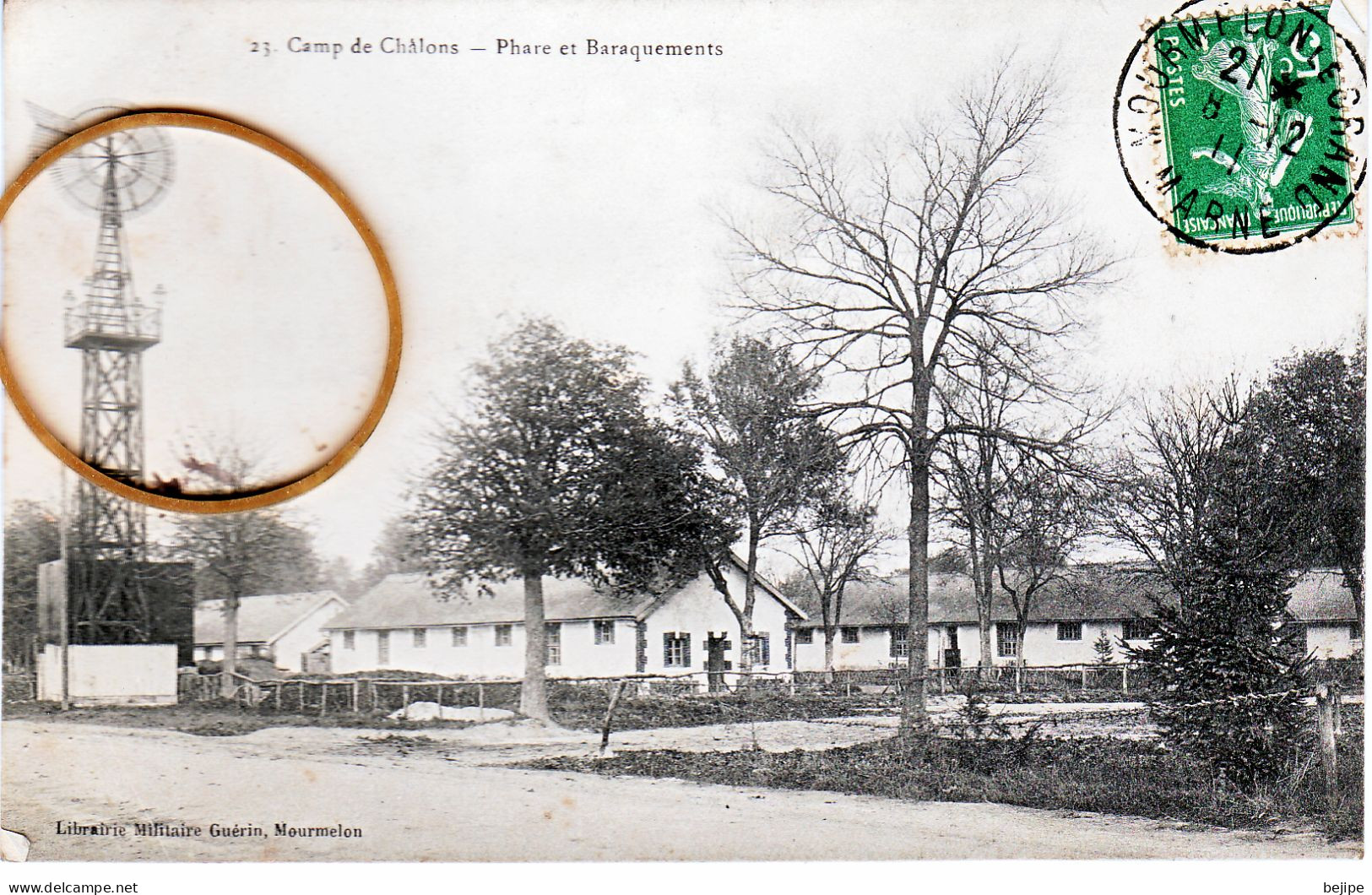 51 Camp De CHALONS Phare Et Baraquements - Châlons-sur-Marne