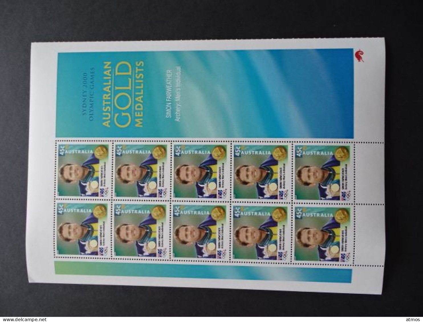 Australia MNH Michel Nr 1979 Sheet Of 10 From 2000 VIC - Neufs