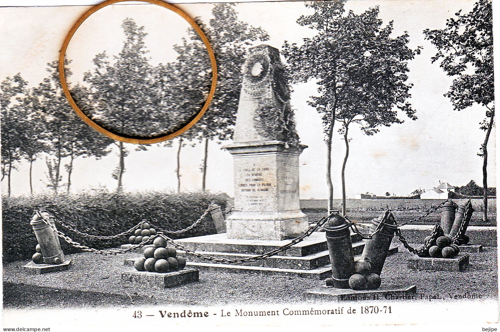41 Loir Et Cher VENDOME Le Monument Commémoratif  De 1870 - Vendome