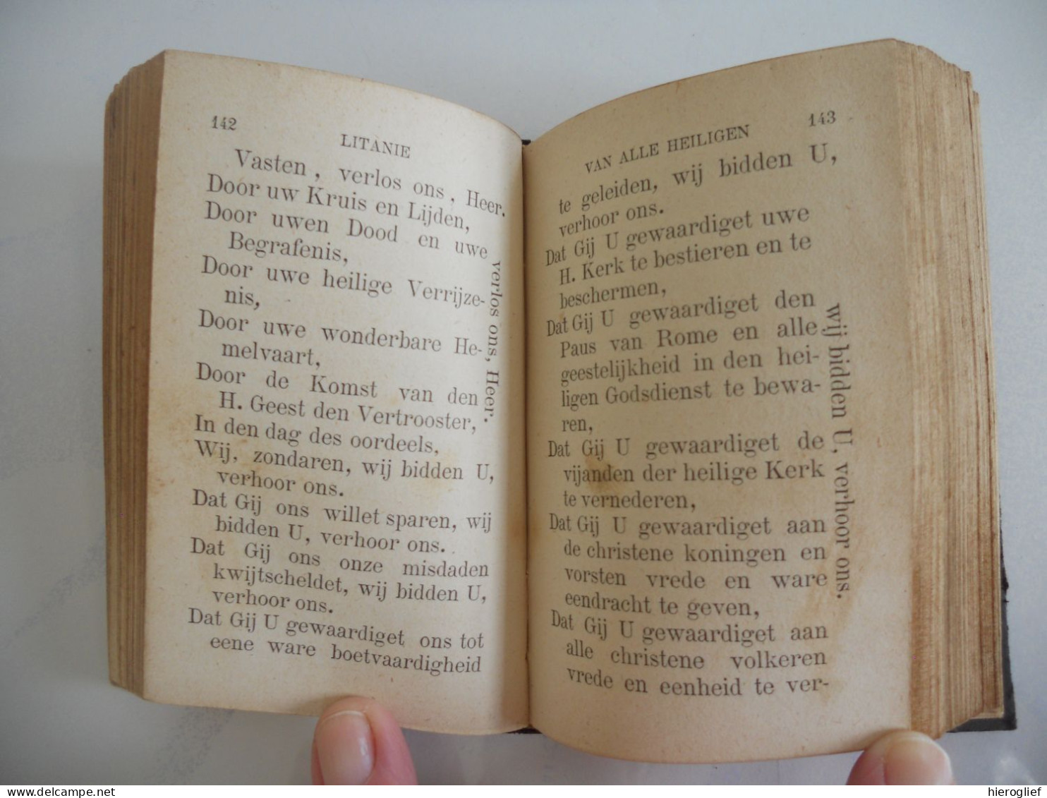 boek: GEBEDEN - 1900 Turnhout Brepols / godsdienst religie devotie geloof gebed