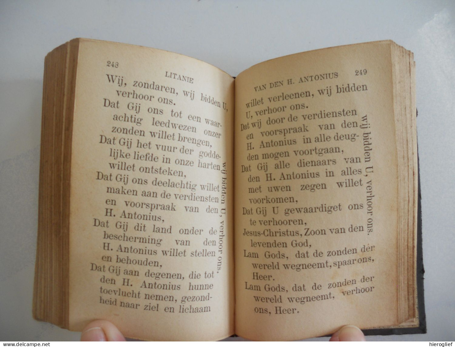 boek: GEBEDEN - 1900 Turnhout Brepols / godsdienst religie devotie geloof gebed