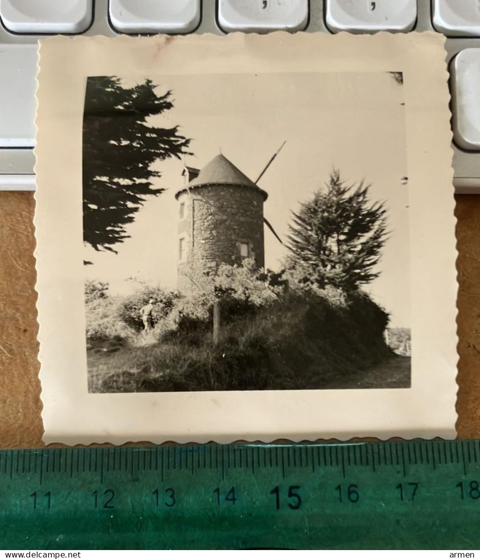 REAL PHOTO -  Moulin à Vent  ST.QUAY BRETAGNE ( 22 ) - Other & Unclassified