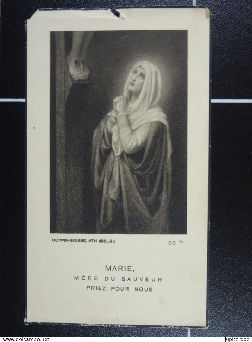 Victor Jacquart Vaulx-lez-Chimay 1860 1942 Et Philomène Moniote Lompret 1873 Vaulx-lez-Chimay 1945  /24/ - Images Religieuses