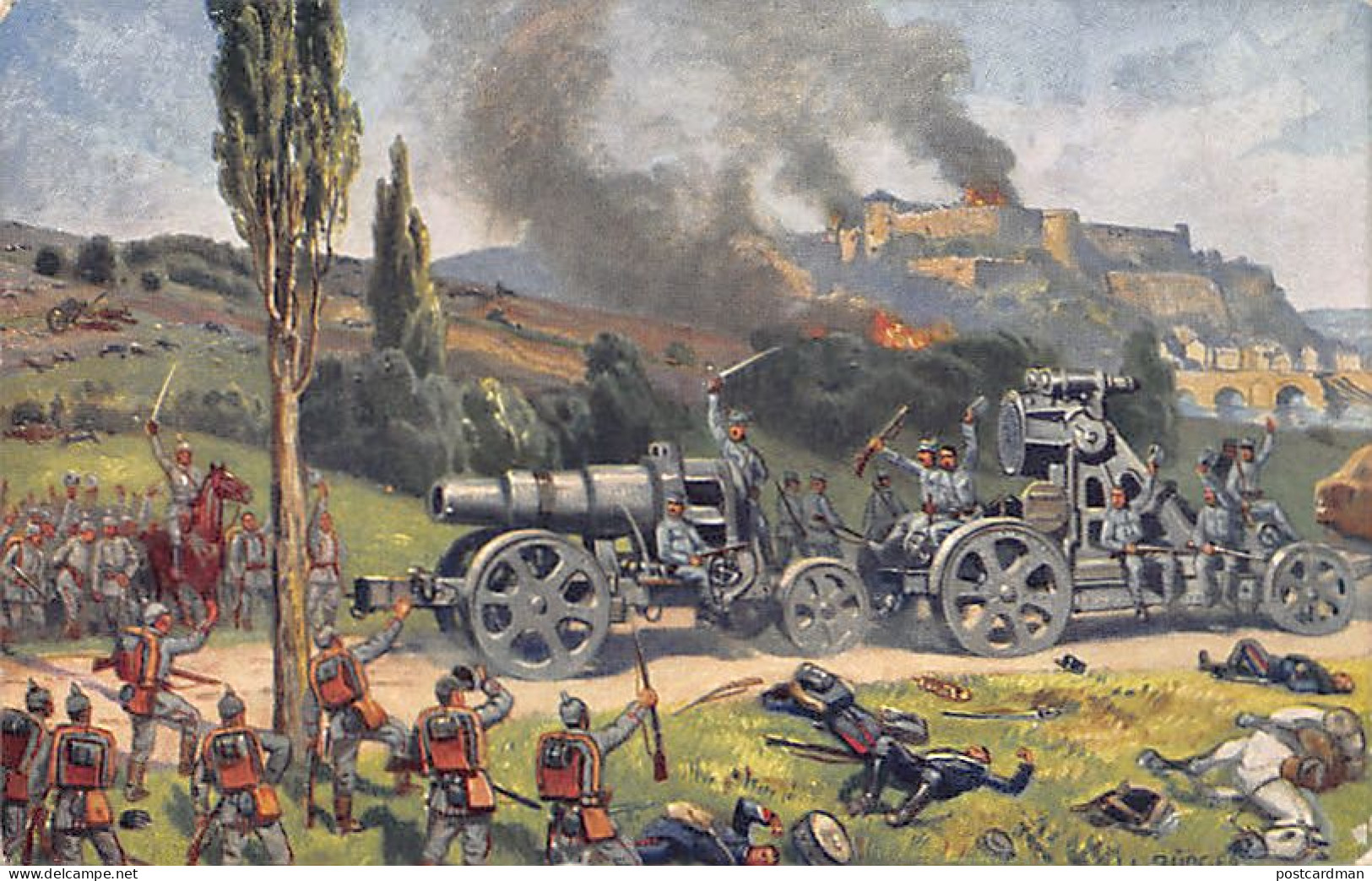 Belgique - NAMUR - Capturé - 26 Août 1914 - Le Lt. Otto C. D. Linde A Pris Fort Malone Dans Un Geste Audacieux - Namur