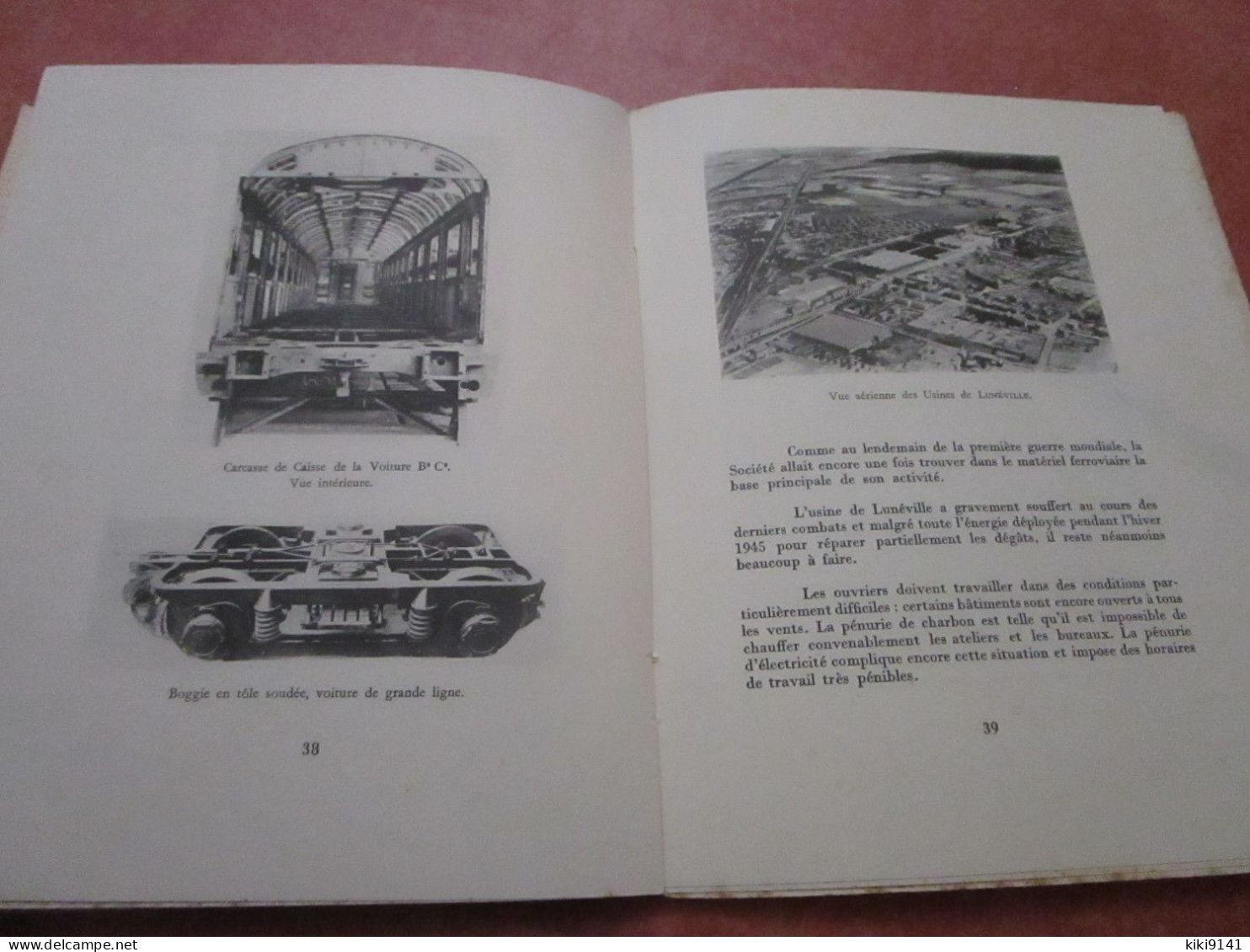 SOCIETE LORRAINE Des Anciens Etablissements DE DIETRICH & Cie De LUNEVILLE 1880-1950  (56 Pages) - Lorraine - Vosges