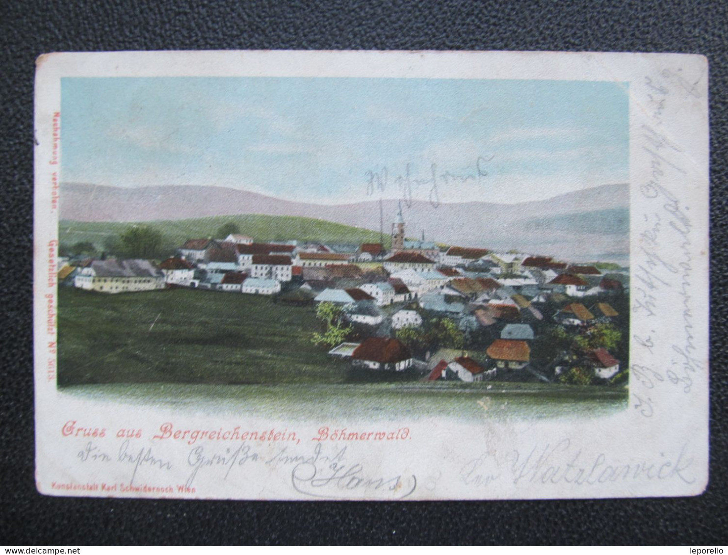 AK Bergreichenstein Kašperské Hory Okr. Klatovy 1900  // P7072 - Tchéquie