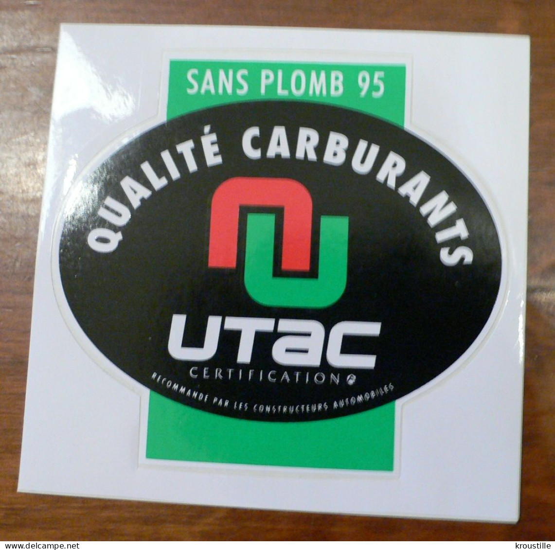 AUTOCOLLANT UTAC QUALITE CARBURANTS - Stickers