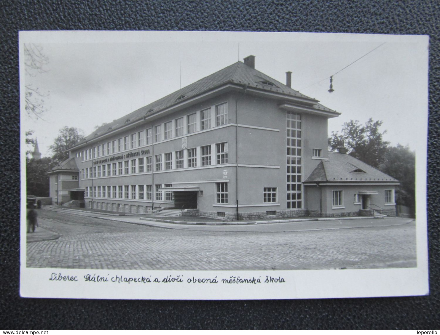 AK LIBEREC Měšťanské školy 1938  // P7074 - Tchéquie