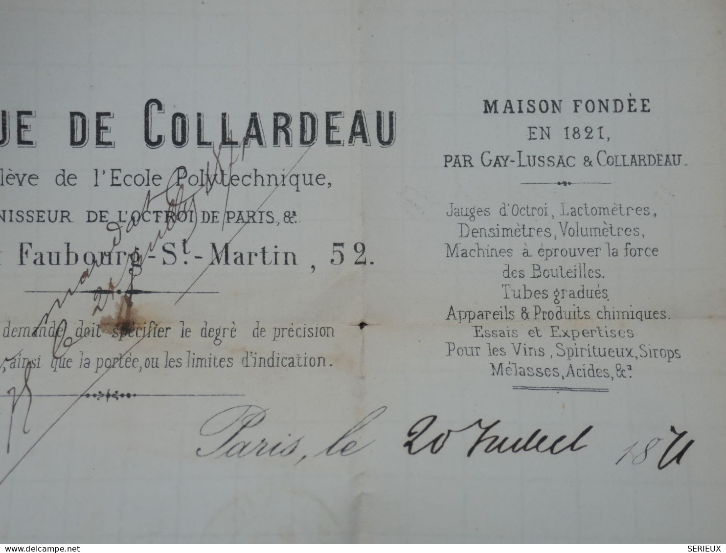 FRANCE   BELLE  LETTRE RR  1871 ETOILE DE PARIS N°4 A MASNIERES +PAIRE VERT. DE NAPOLEON + AFF. INTERESSANT+DP5 - 1849-1876: Période Classique