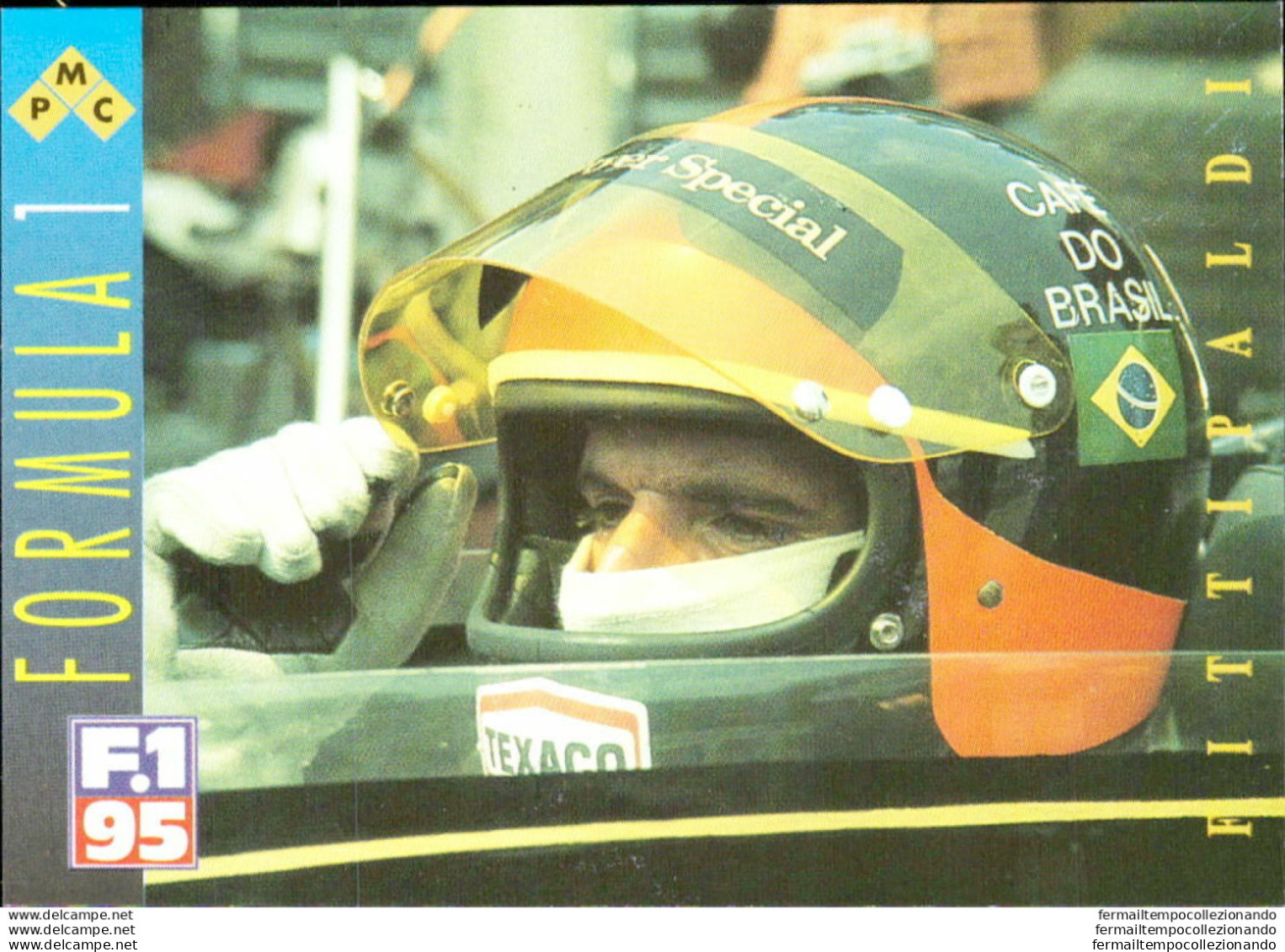 Bh21 1995 Formula 1 Gran Prix Collection Card Fittipaldi N 21 - Cataloghi