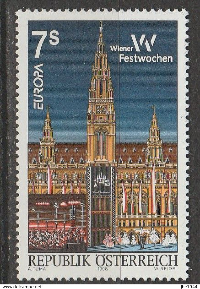 Europa 1998 Festivals Nationaux Voir Liste Des Timbres à Vendre ** - 1998