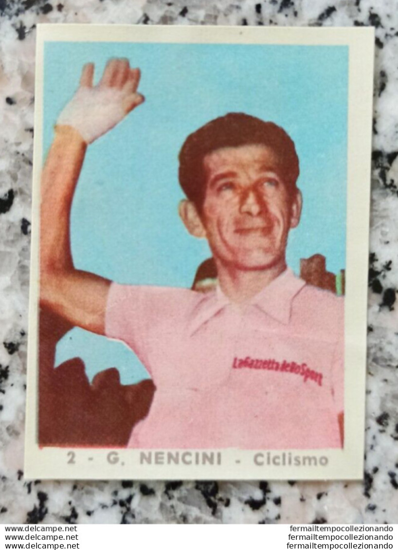 Bh2 Figurina Nencini Ciclismo Edizione Album Sada Girandola Di Succesi 1957 - Kataloge