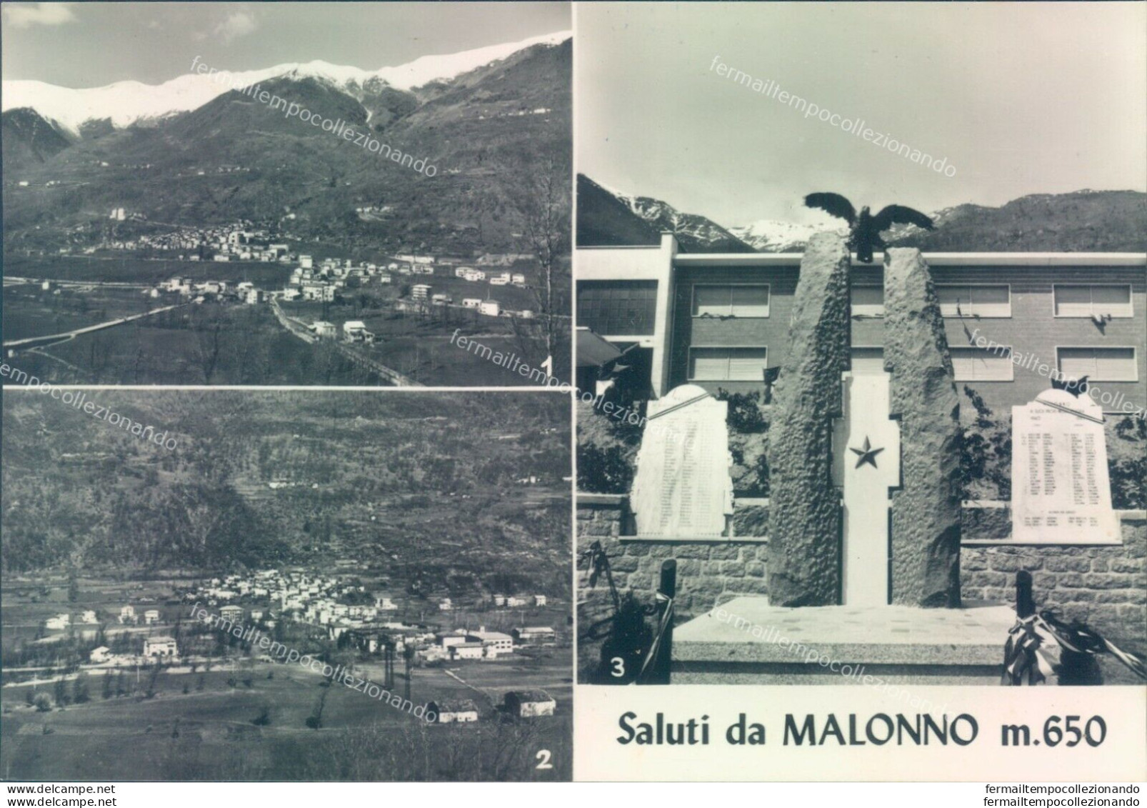 G422  Cartolina Provincia Di Brescia Saluti Da Malonno 3 Vedutine - Brescia