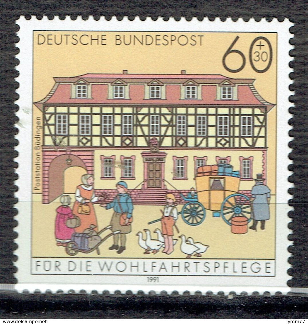 Surtaxe Au Profit D'œuvres De Bienfaisance. Bureaux De Poste Du Passé : Büdingen - Unused Stamps
