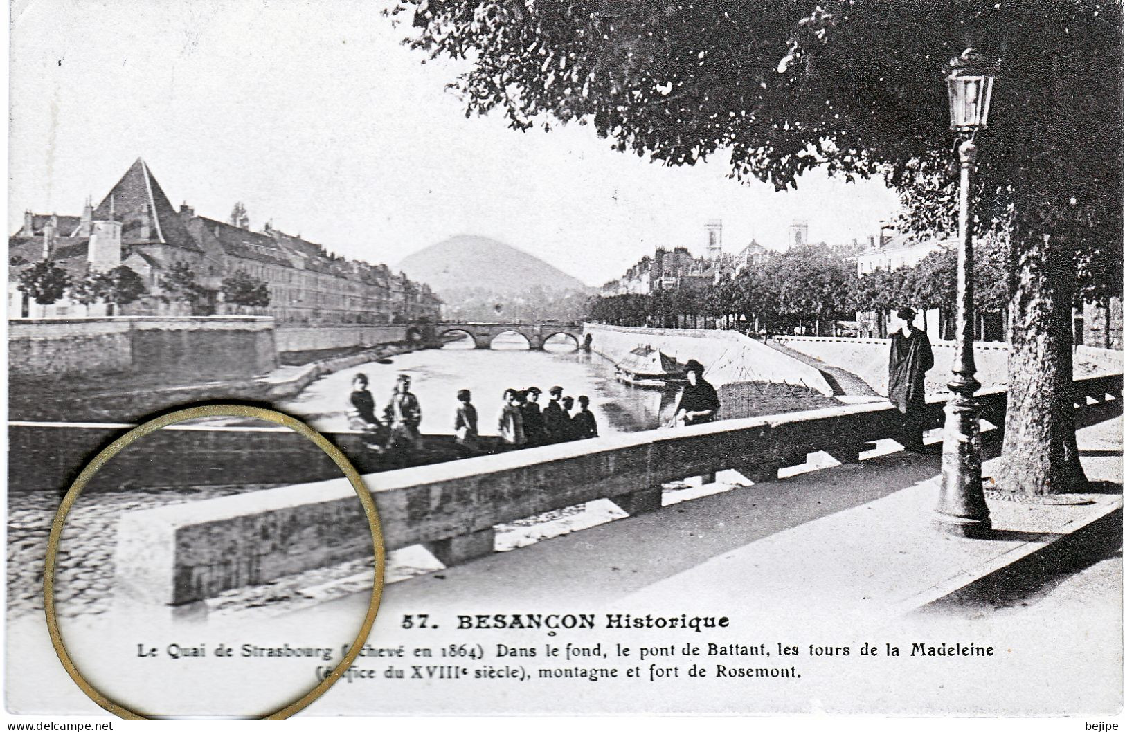 25 Doubs BESANCON Le Quai De STRASBOURG - Besancon