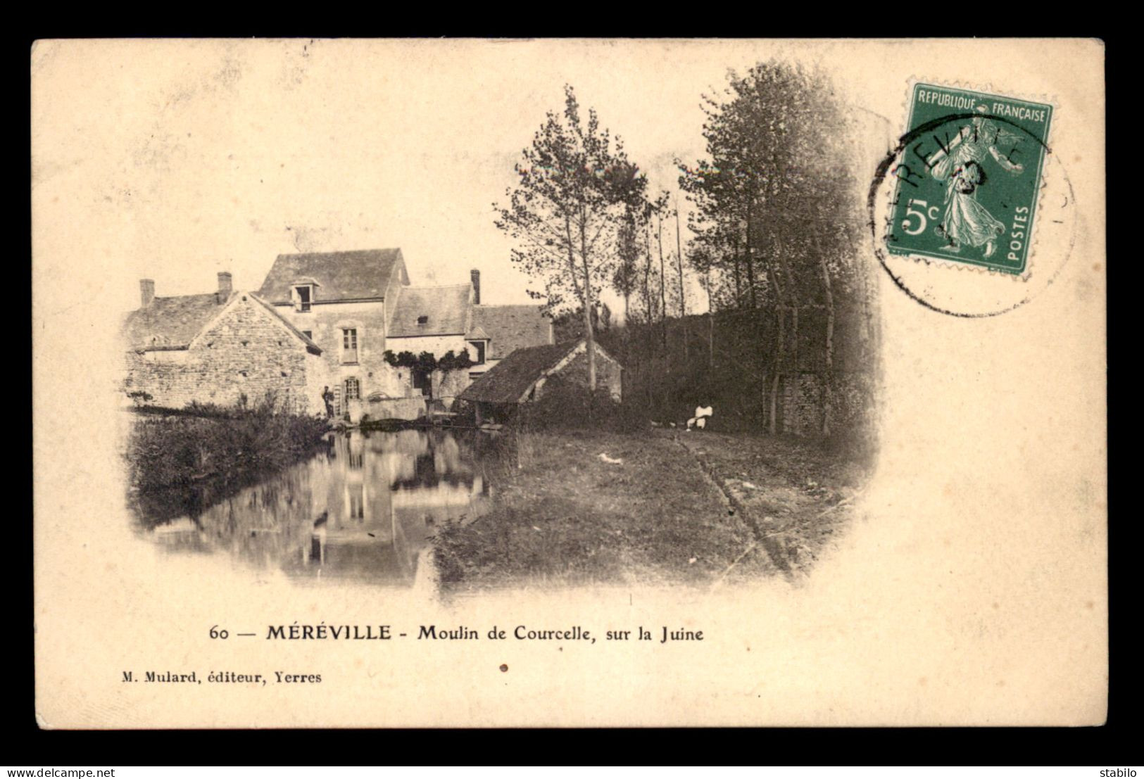 91 - MEREVILLE - MOULIN A EAU DE COURCELLE SUR LA JUINE - Mereville