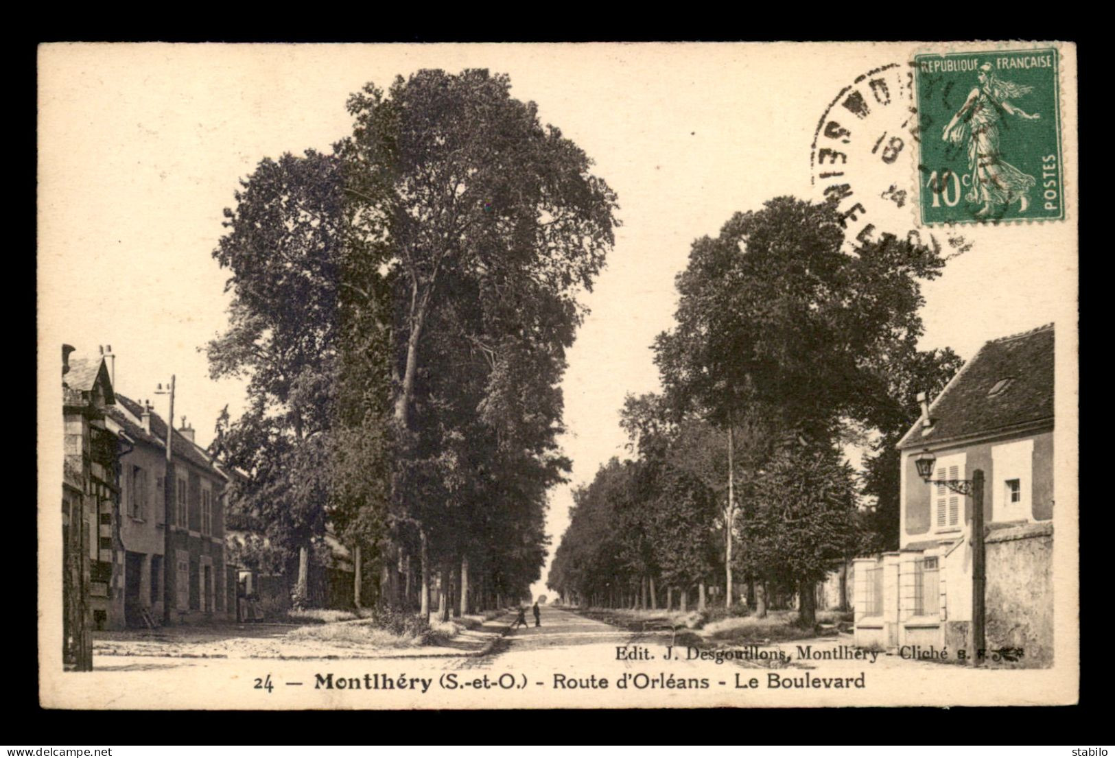 91 - MONTLHERY - ROUTE D'ORLEANS - LE BOULEVARD - Montlhery