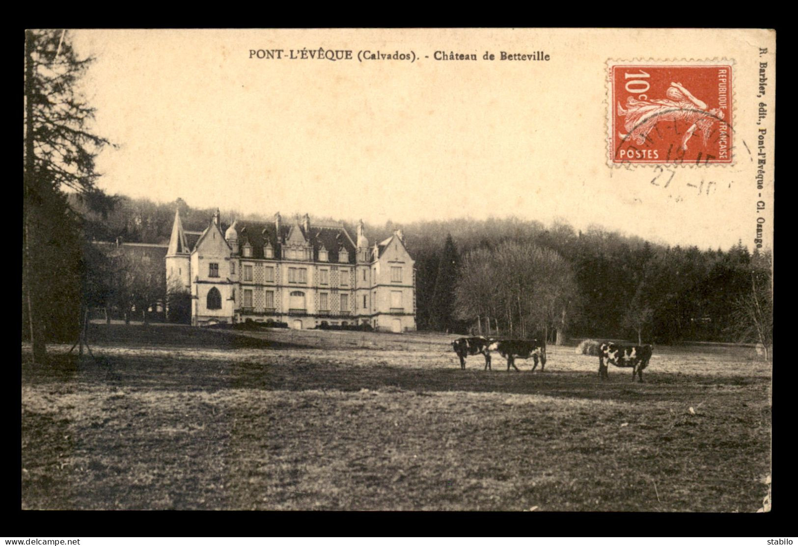 14 - PONT-L'EVEQUE - CHATEAU DE BETTEVILLE - Pont-l'Evèque