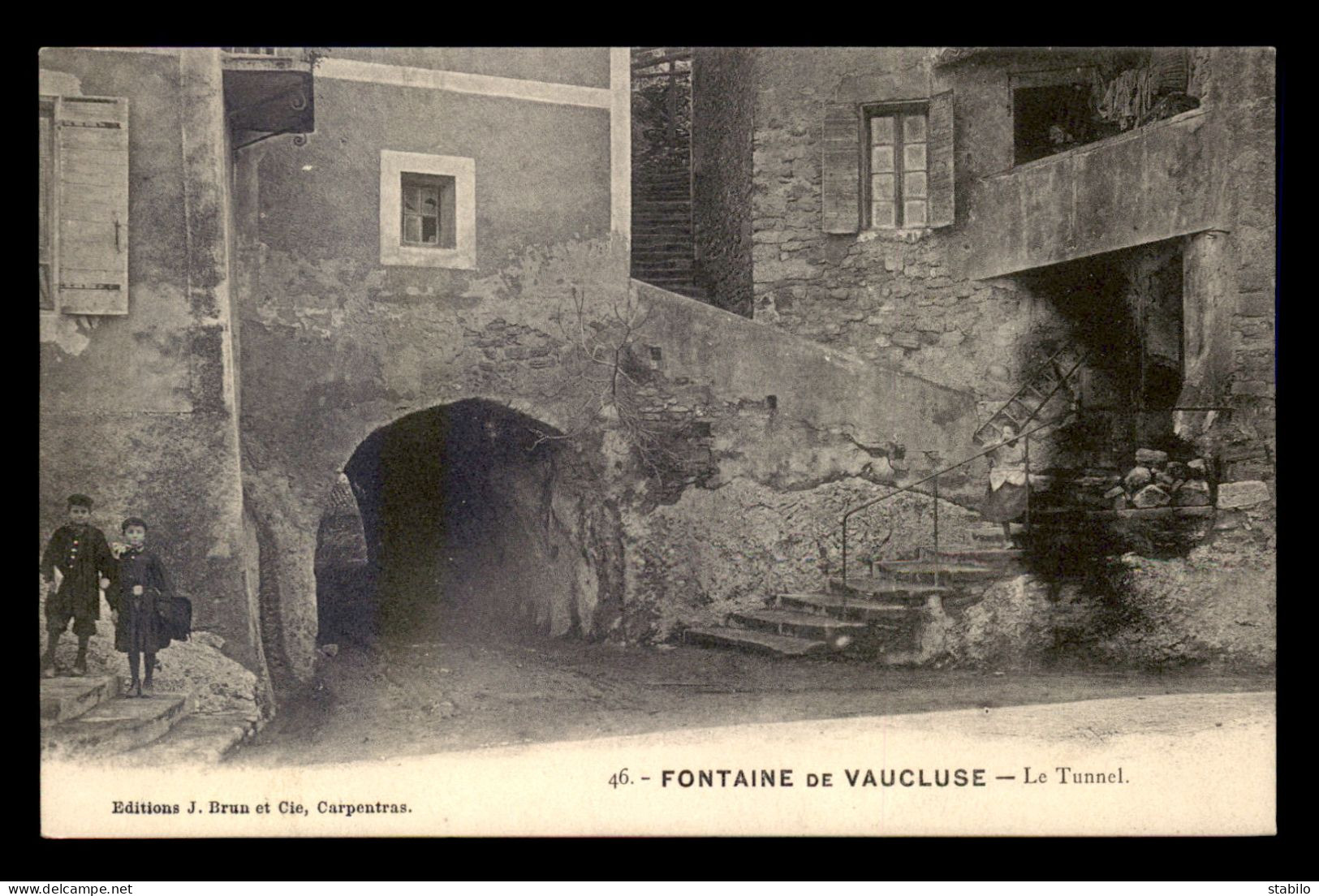 84 - FONTAINE-DE-VAUCLUSE - LE TUNNEL - Autres & Non Classés