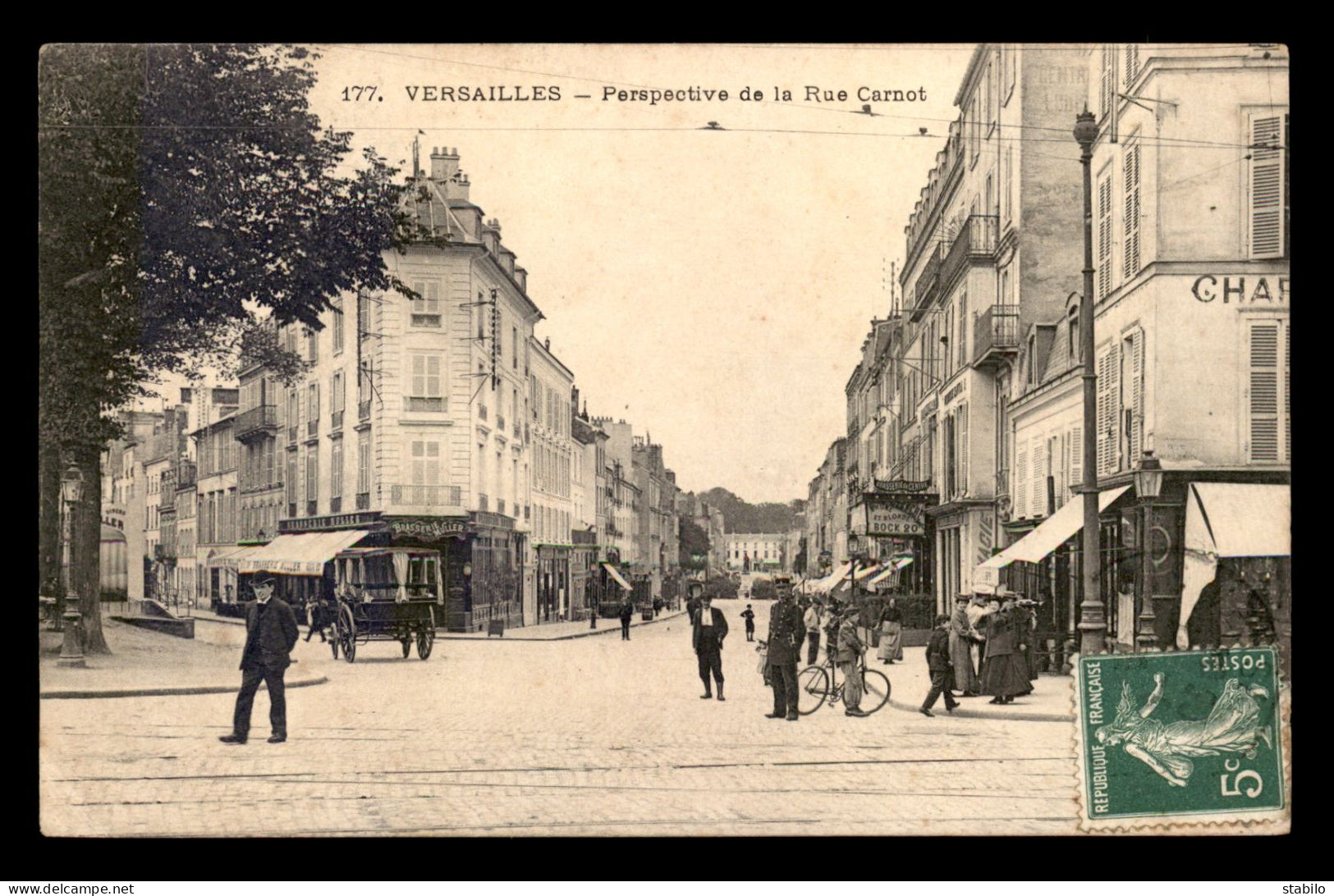 78 - VERSAILLES - PERSPECTIVE DE LA RUE CARNOT - Versailles