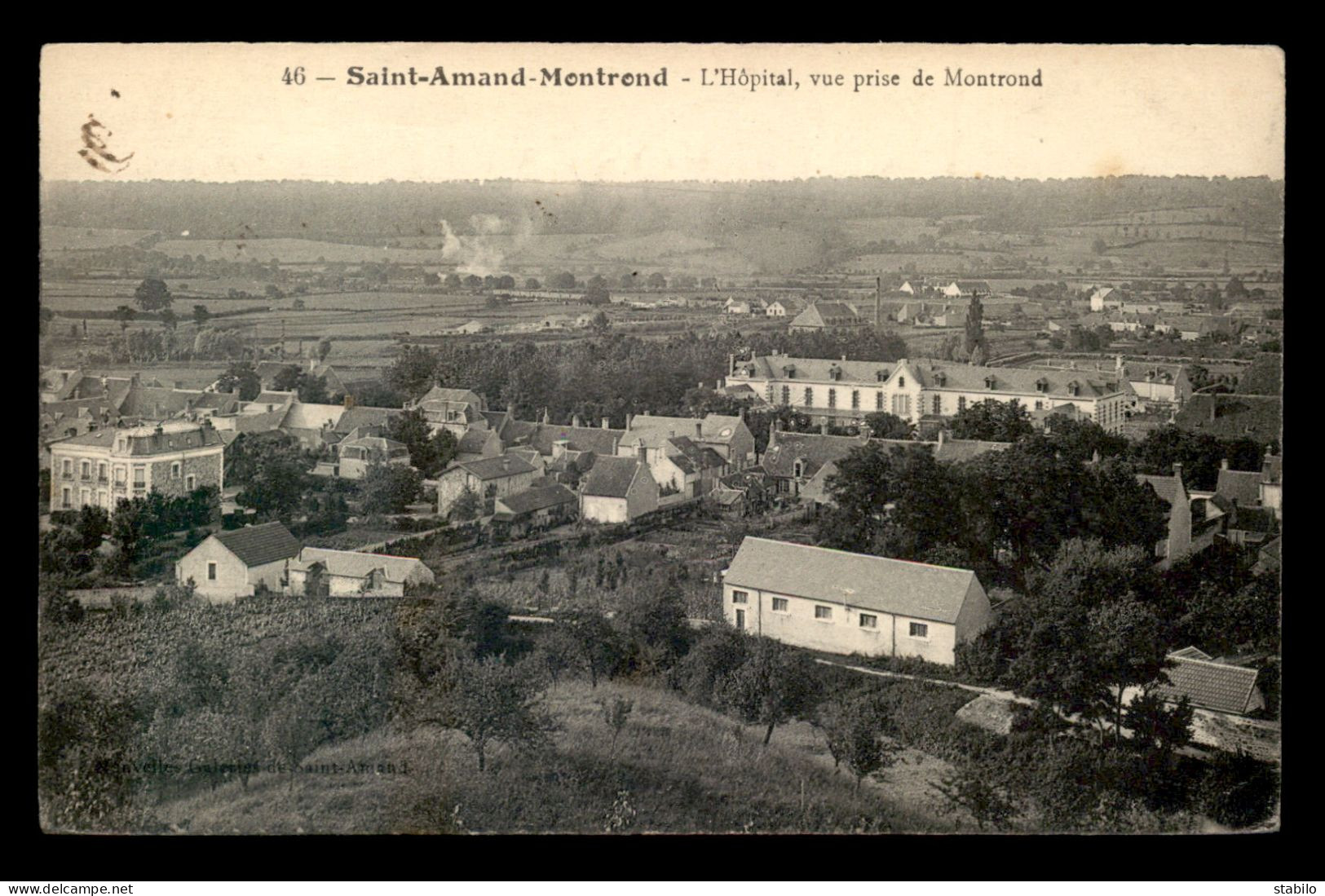 18 - ST-AMAND-MONTROND - L'HOPITAL VUE PRISE DE MONTROND - Saint-Amand-Montrond