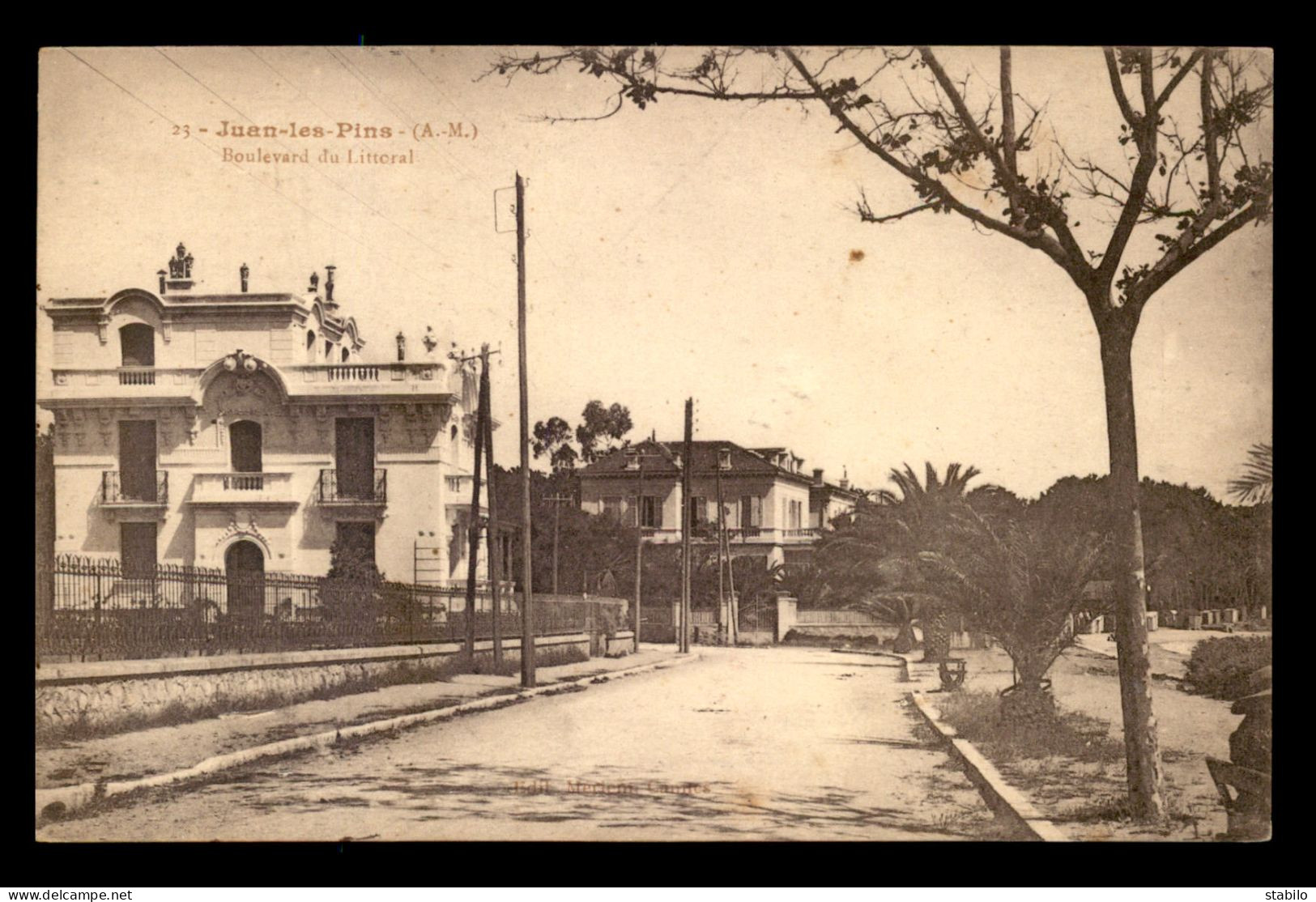 06 - JUAN-LES-PINS - BOULEVARD DU LITTORAL - Juan-les-Pins