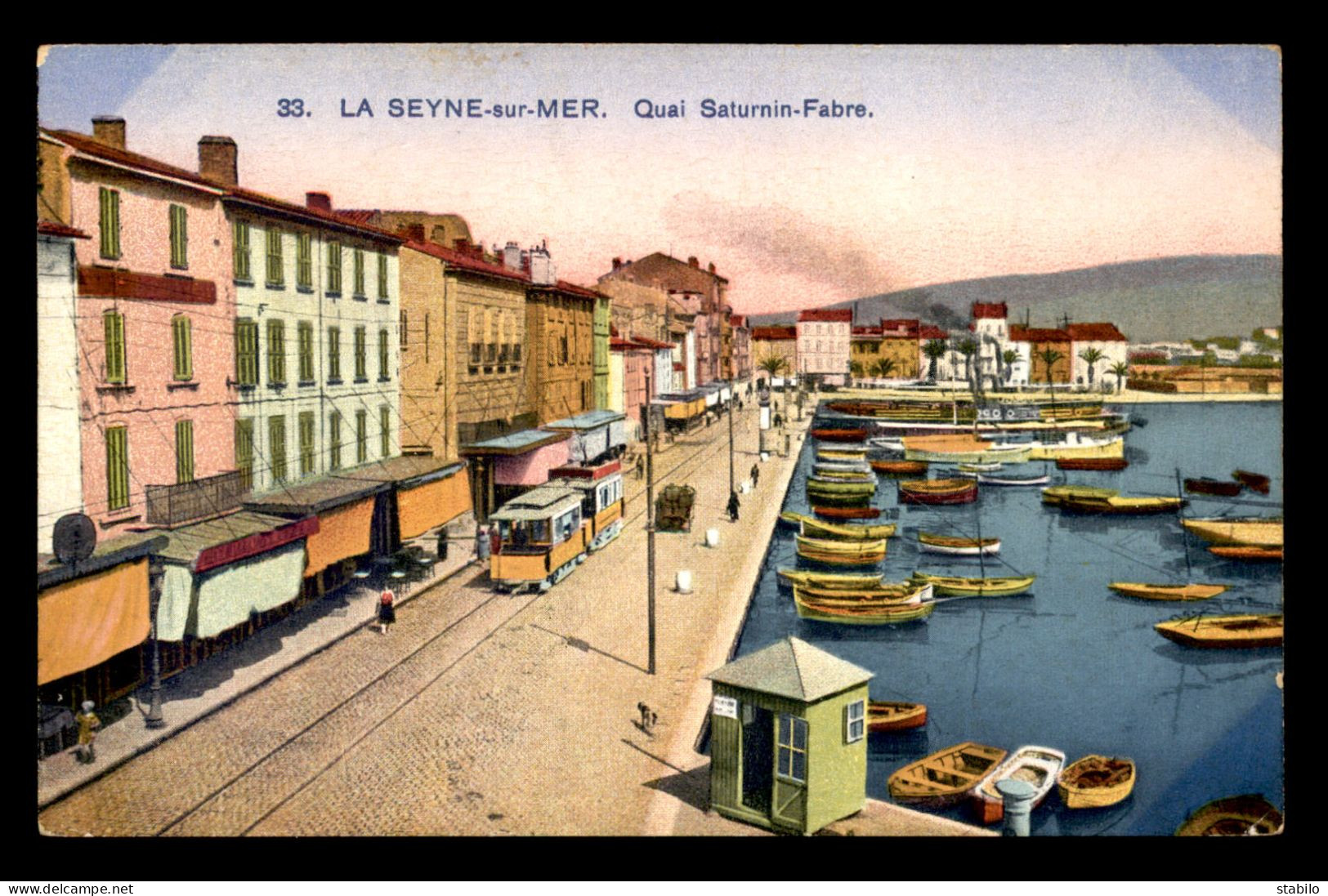 83 - LA SEYNE-SUR-MER - QUAI SATURNIN FABRE - La Seyne-sur-Mer