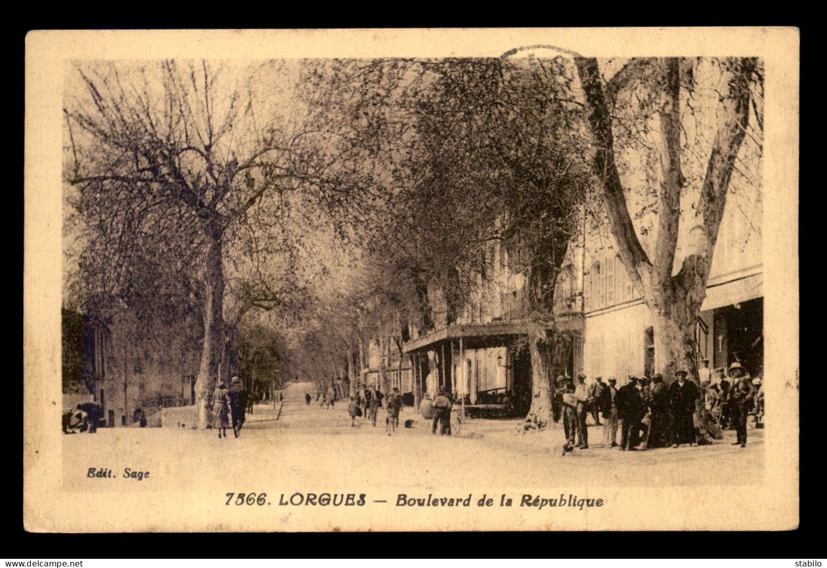 83 - LORGUES - BOULEVARD DE LA REPUBLIQUE - Lorgues