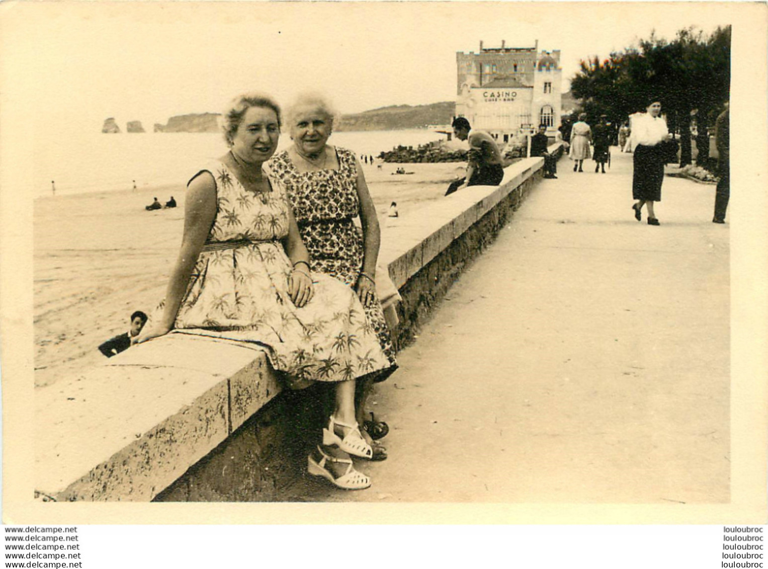 HENDAYE ET LE CASINO PHOTO ORIGINALE 14 X 9 CM - Lieux