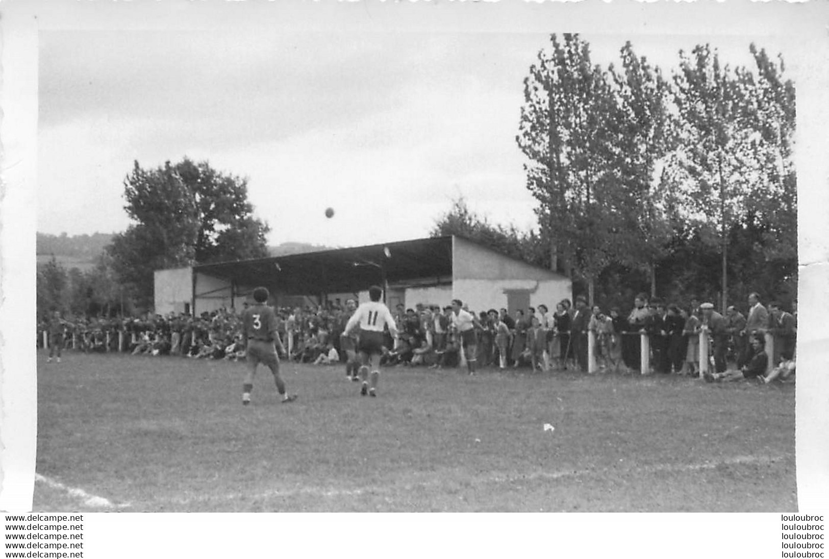 EQUIPE DE FOOTBALL LES ABRETS  ISERE EN MATCH PHOTO ORIGINALE 12 X 8 CM F5 - Sport