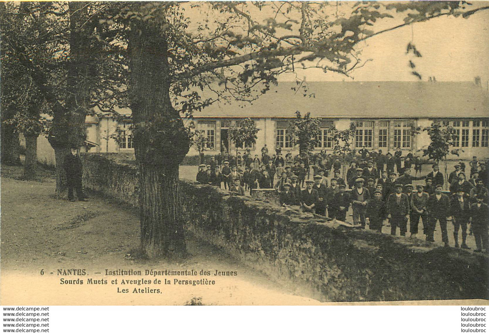 NANTES INSTITUTION DEPARTEMENTALE DES JEUNES SOURDS  MUETS ET AVEUGLES LES ATELIERS - Nantes