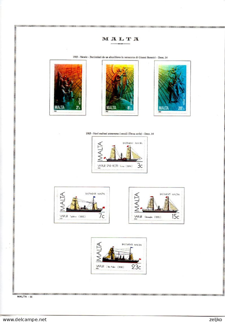 *** Malta, MNH, 1975 - 988, Michel 505 - 808, c.v .366,50 €, small part of the collection is scanned