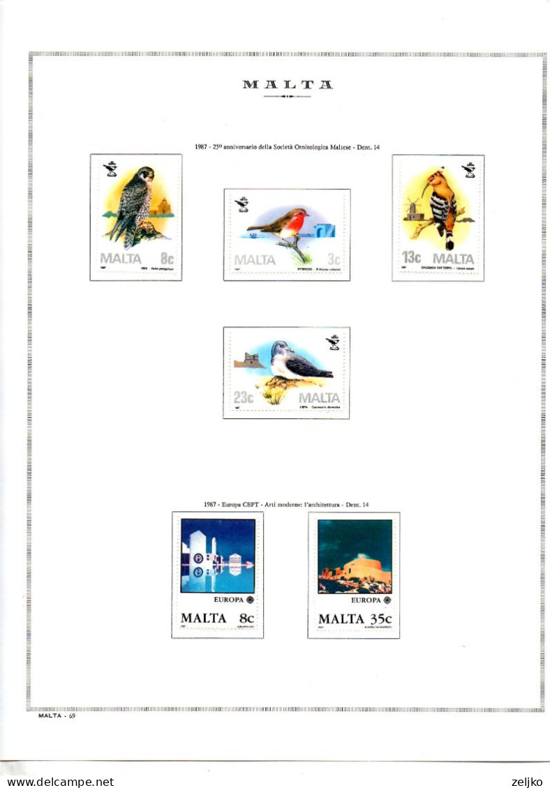 *** Malta, MNH, 1975 - 988, Michel 505 - 808, c.v .366,50 €, small part of the collection is scanned