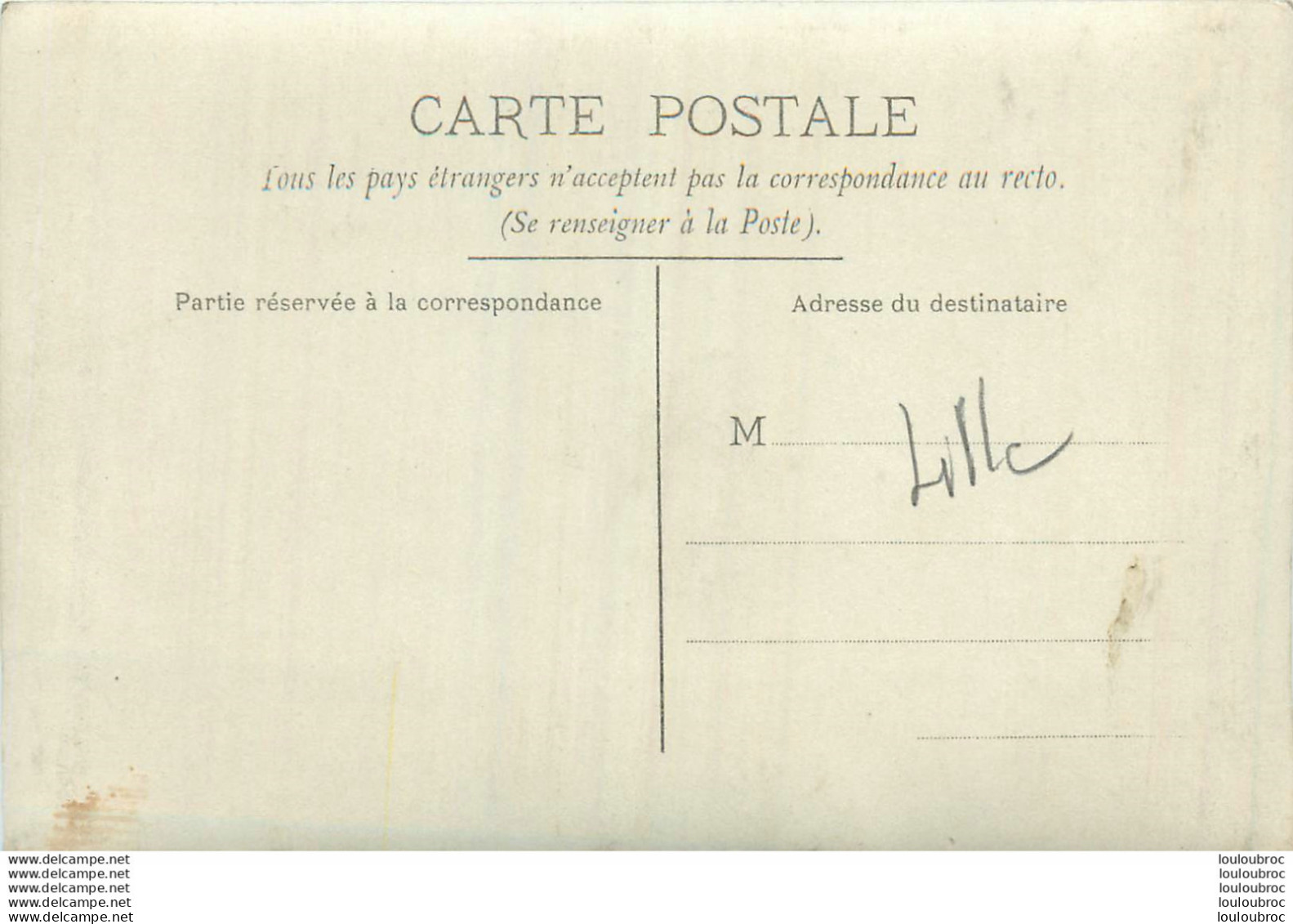 LILLE 1910-1911  I.C.A.M.  CARTE PHOTO - Lille