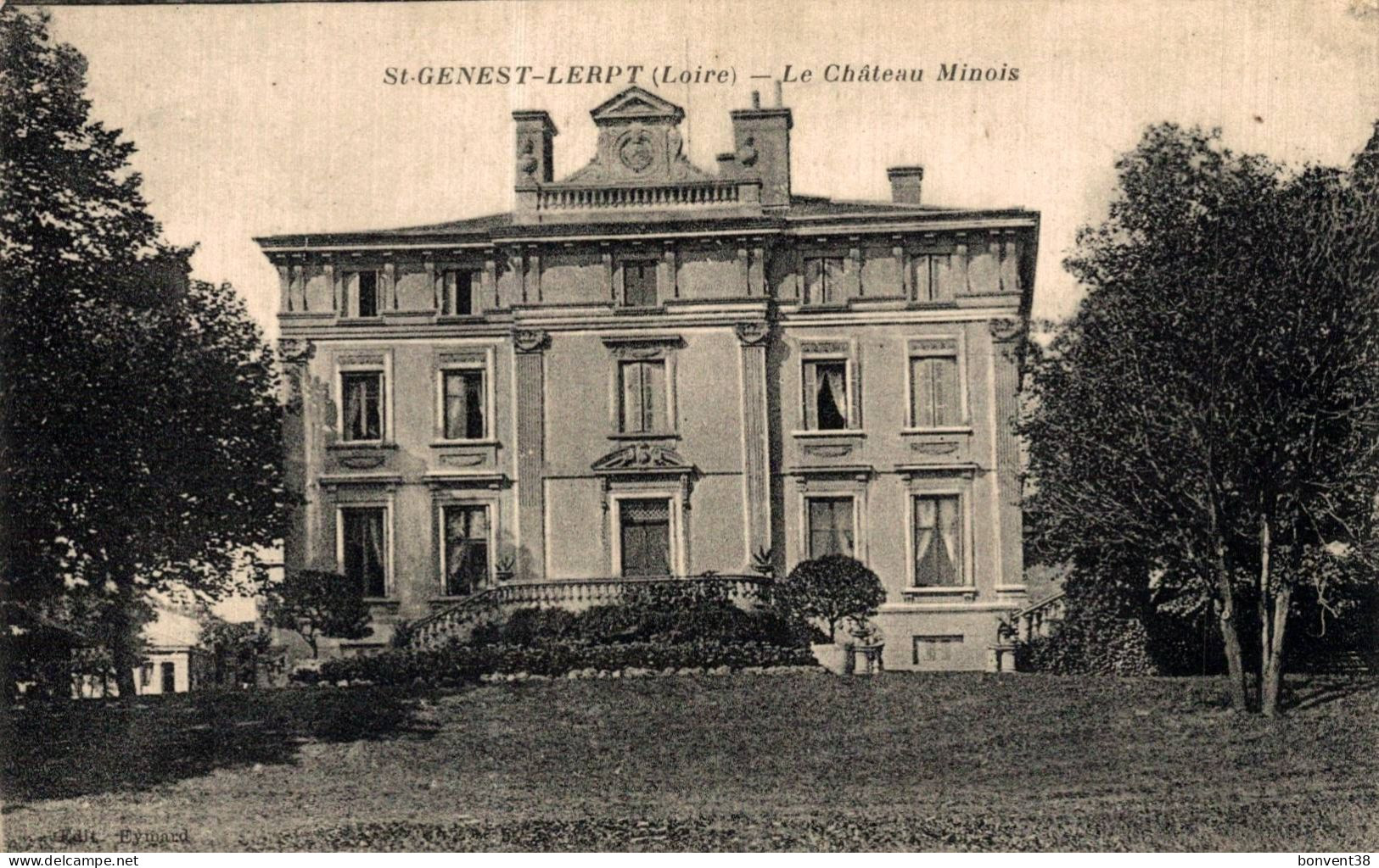 K1905 - St GENEST LERPT - D42 - Le Château Minois - Autres & Non Classés
